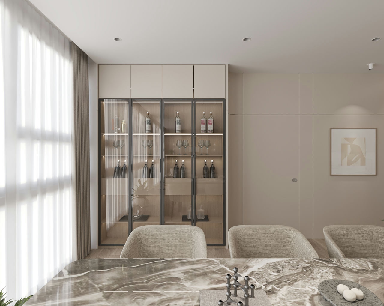 Bán căn hộ 1PN+1 tòa Monaco M2 tầng thấp - DT: 45.7m2 ban công Đông Nam view biệt thự MIK Vinhomes Cổ Loa