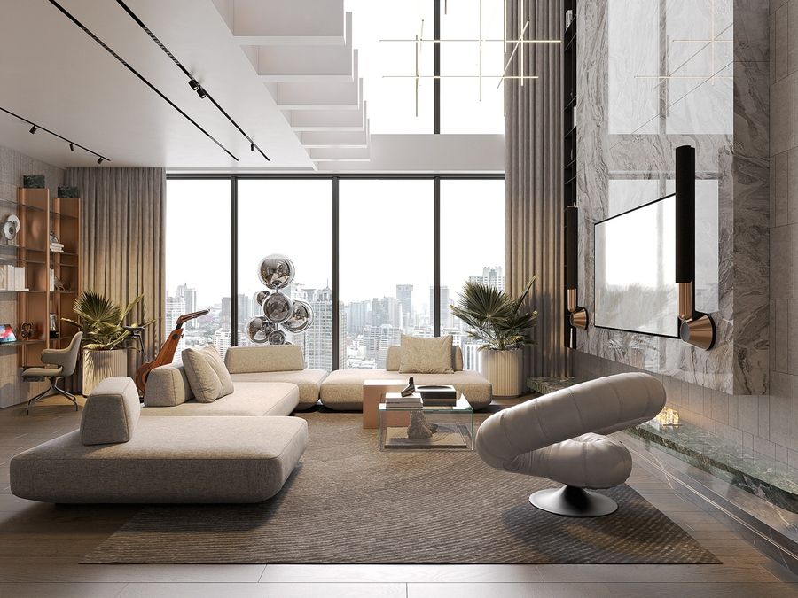 Bán căn hộ Penthouse ban công Tây Bắc nội thất cao cấp view Panorama Maison Privee Ciputra