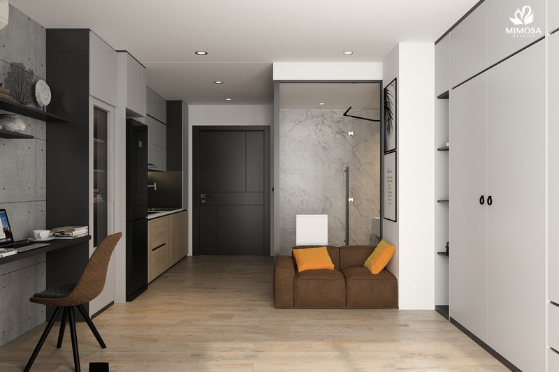 Bán chung cư ASTOR1 (IA25 Ciputra) - Diện tích 36.5m2/Studio ban công hướng Nam - Nội thất cơ bản