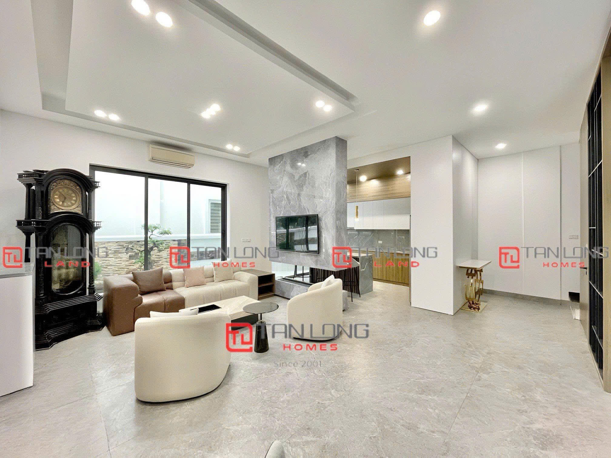 Cho thuê biệt thự Vinhomes Riverside - DT: 163m2/4PN đầy đủ nội thất view sông